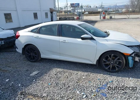 2019 Honda Civic Sport from USA, damaged, VIN 19XFC2F82KE002529